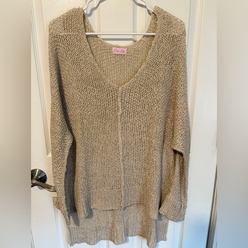 Pink Lily Sweater